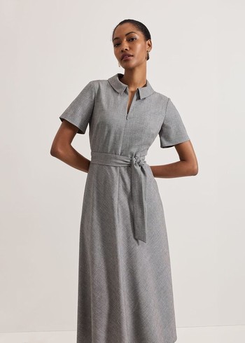 Phase Eight Silvia Tonic Dress Grey Australia | YX8521497